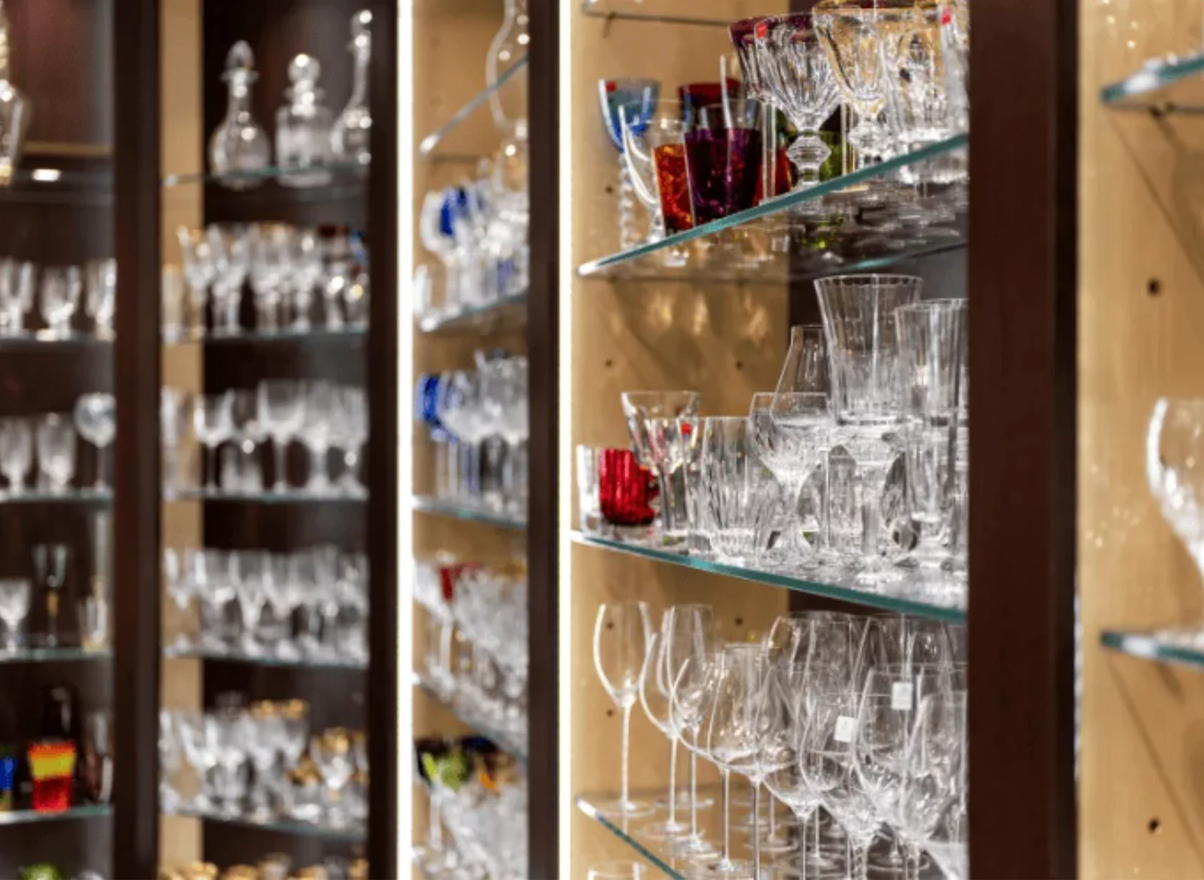 Coloured glassware placeholder