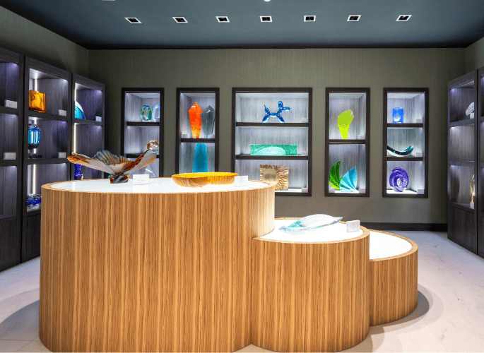 The Glancy-Fawcett-Showroom-Vault-art and sculptures for superyachts jets and residences